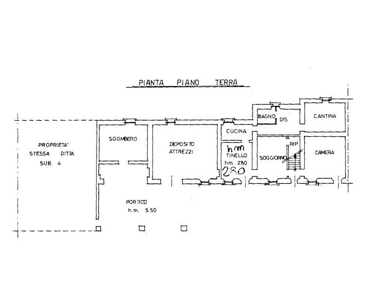 Rustico via Vecchia Bagliani, 60, Alessandria - planimetria 1