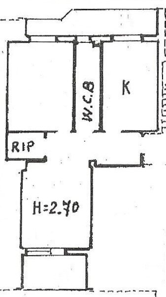 Trilocale via Beppe Fenoglio, Cuneo (zona Donatello) - planimetria 1