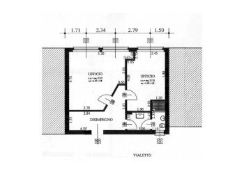 Planimetria - Office via Ludovico Ariosto, 10, Monza - photo 23