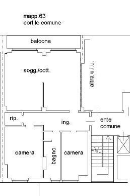 Three-room apartment largo Carlo Esterle, 4, Monza - floor plans 1