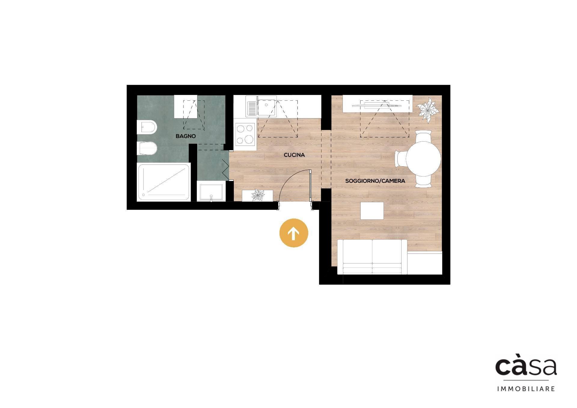 Foto 2 - Attico Via della Calcinessa
 
36, Varese - planimetria 1