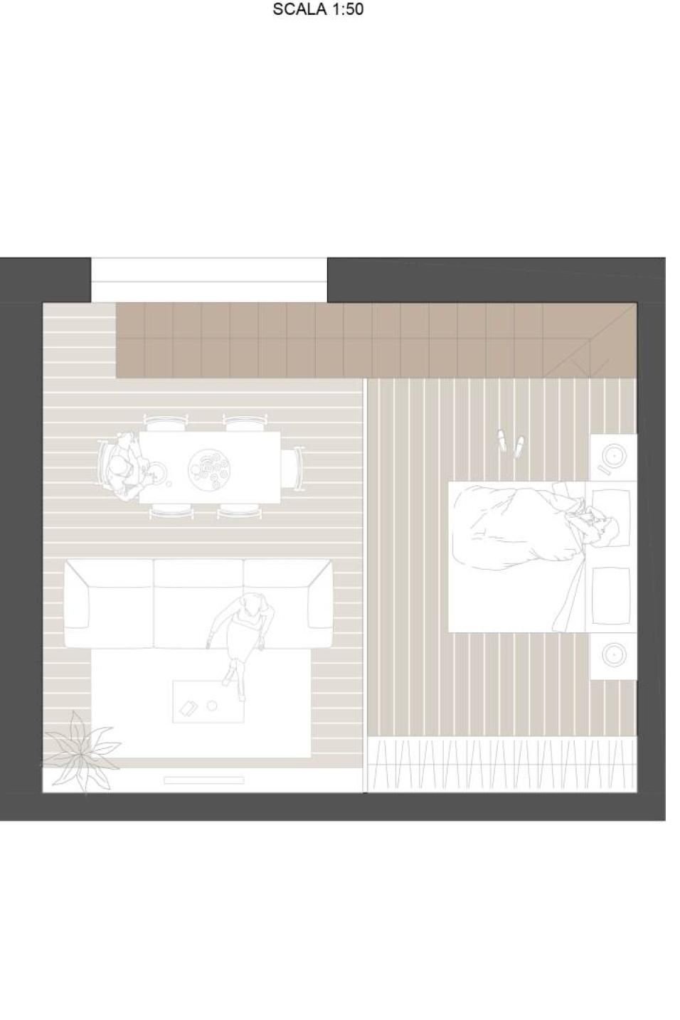 Bilocale viale Monza, 212, Milano (zona Precotto) - planimetria 1