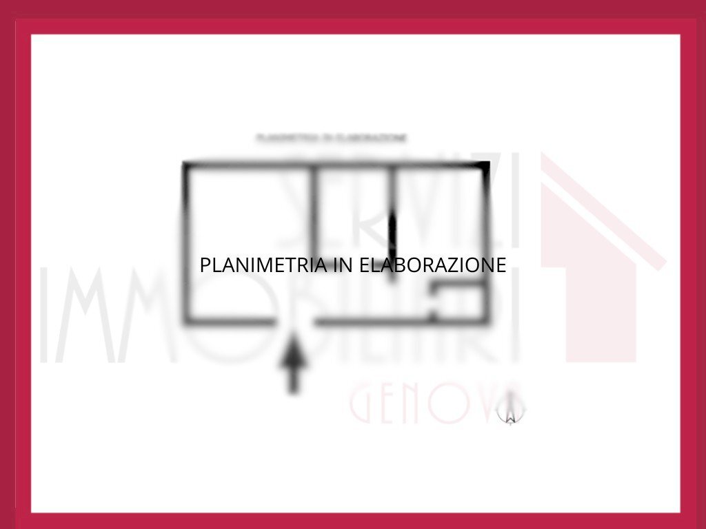 Trilocale via Pietro Paleocapa, Genova (zona Castelletto) - planimetria 1
