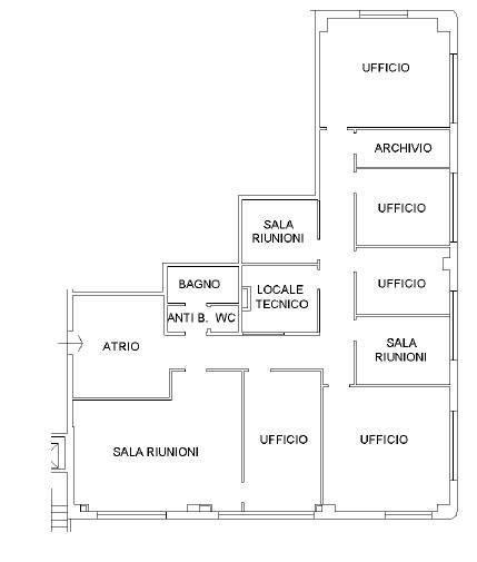 Planimetria - Ufficio Riviera Maestri Del Lavoro, Padova - planimetria 1