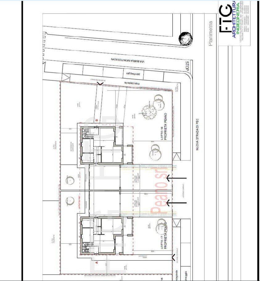 Villa via Caranta, hamlet Roata Rossi, Cuneo - floor plans 1