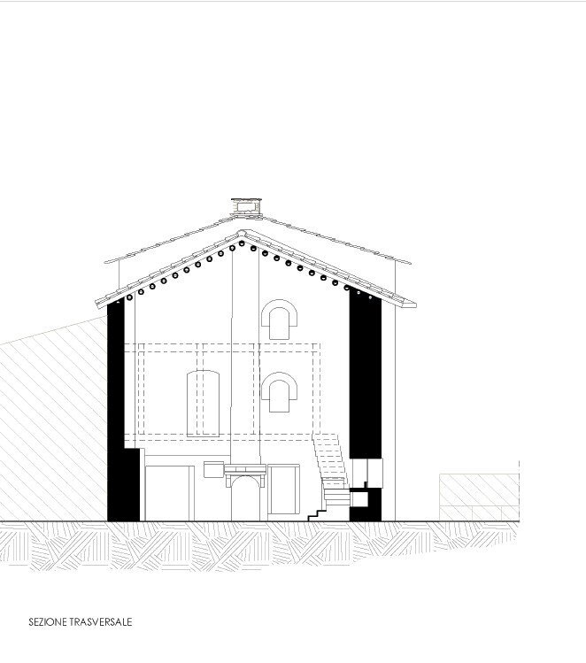 Independent house Frazione Maddalena, Prazzo - floor plans 1