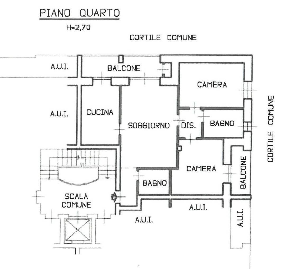 Foto 17 - Three-room apartment Via Giuseppe Mazzini
 
10, Rosate - floor plans 1