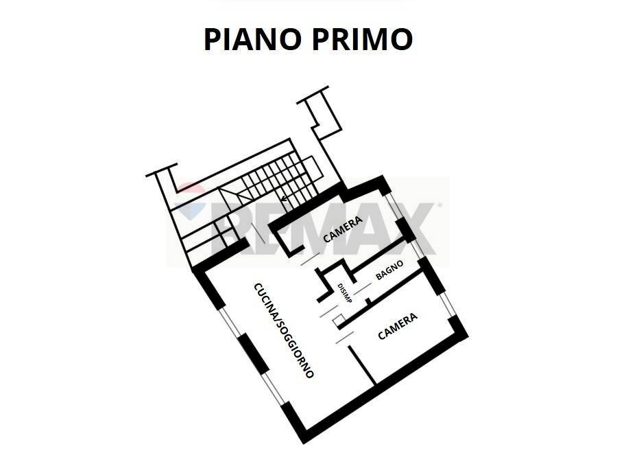 Pianta 2D - Trilocale Località Isolello, Alagna Valsesia - planimetria 1