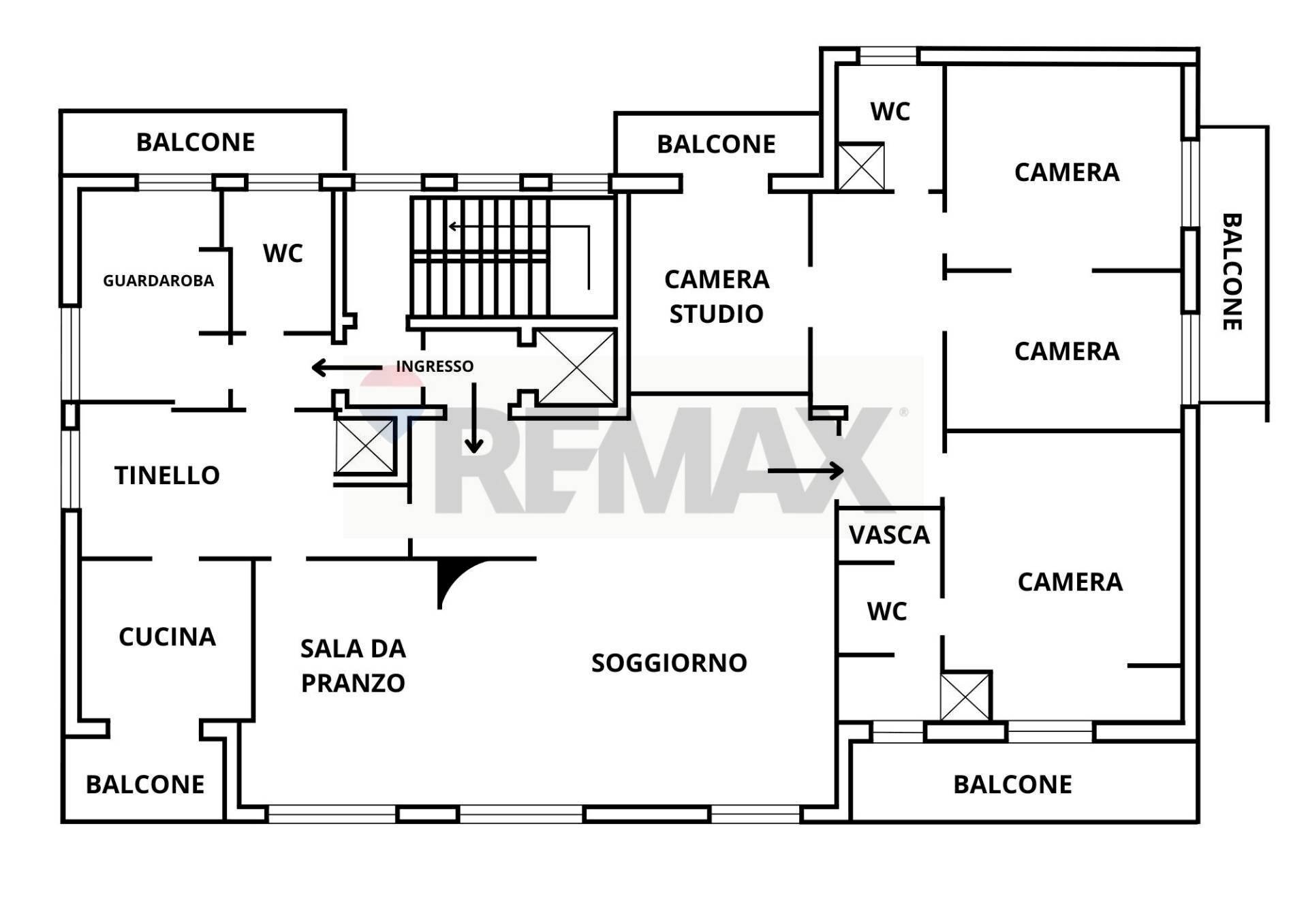 Pianta 2D - Appartamento Via Agnelli
 
29, Gallarate - planimetria 1
