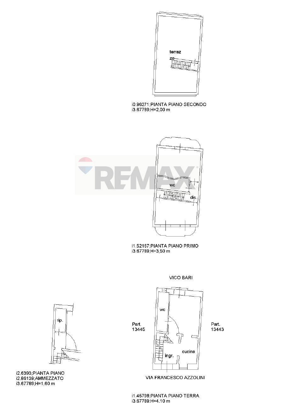 Pianta 2D - Casa semi indipendente via Azzolini, Avola - planimetria 1