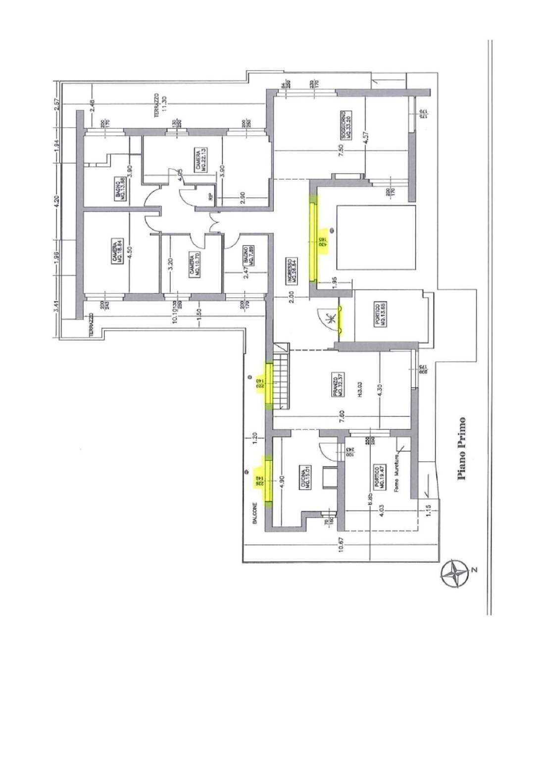 Villa Collecchio - floor plans 1