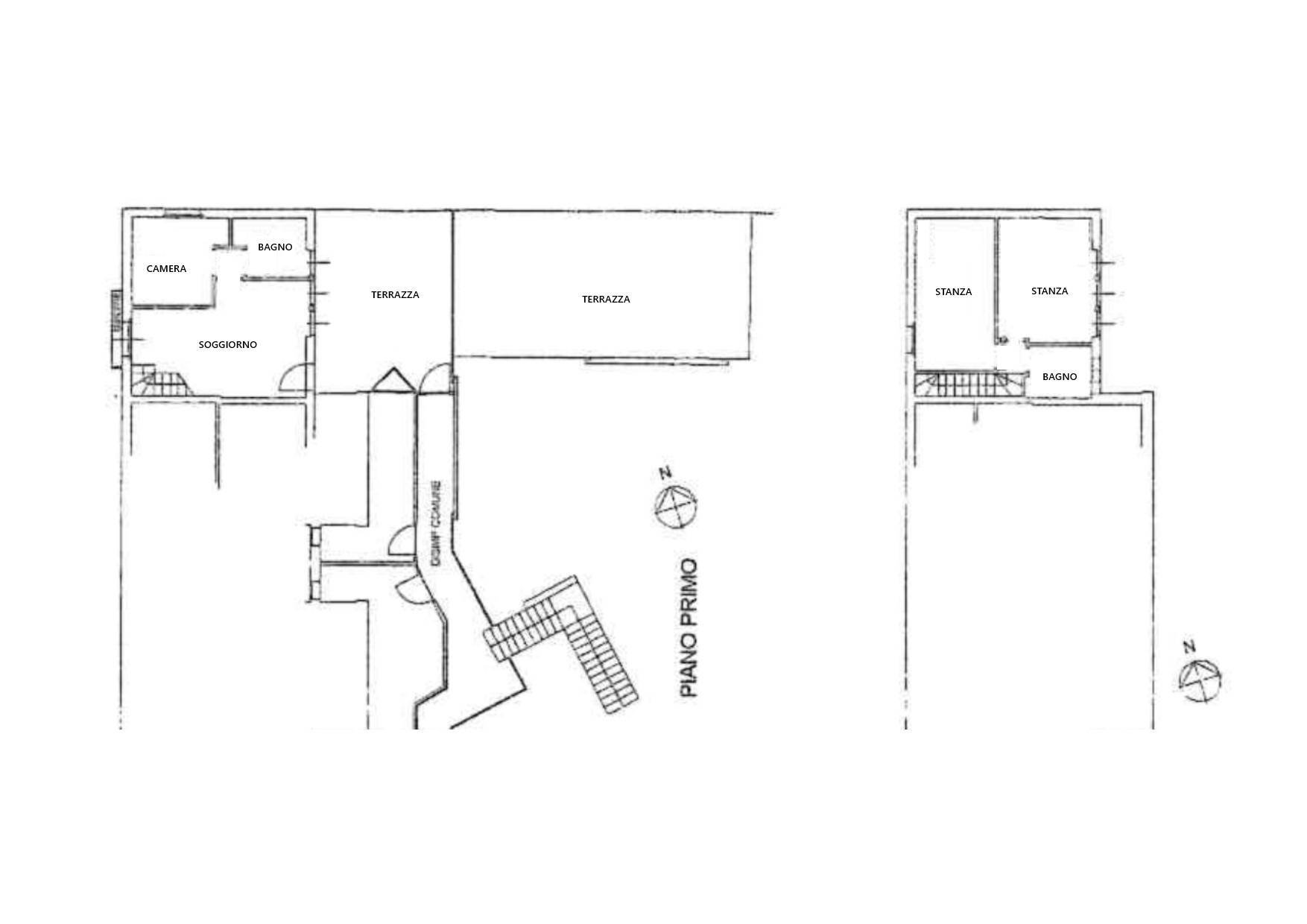 Quadrilocale viale Dante, Medesano - planimetria 1