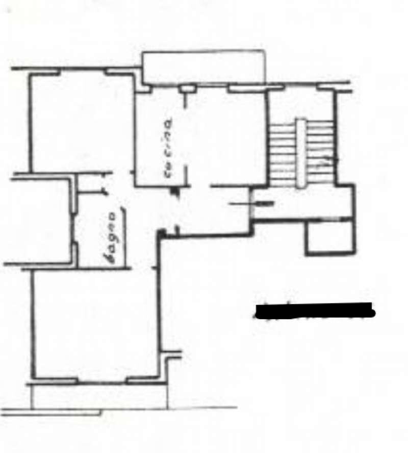plan mod - Trilocale via Capri, Genova (zona Oregina) - planimetria 1