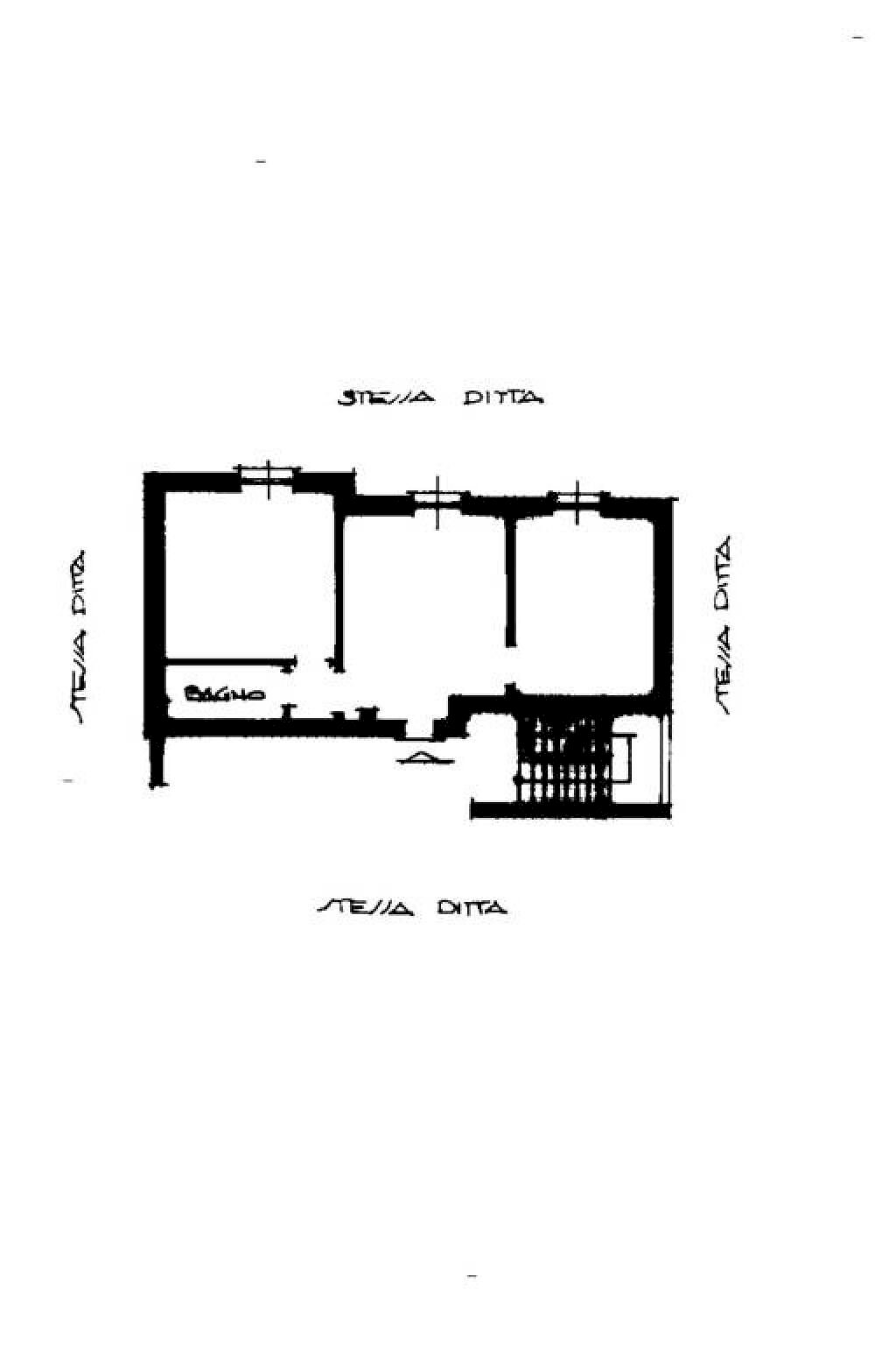 Villa via Antica Romana, Castiglione Chiavarese - planimetria 1