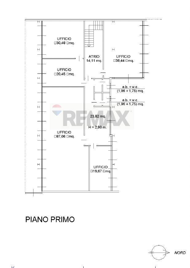 Pianta 2D - Ufficio VIA DELLA CROCE
 
33, Campoformido - planimetria 1