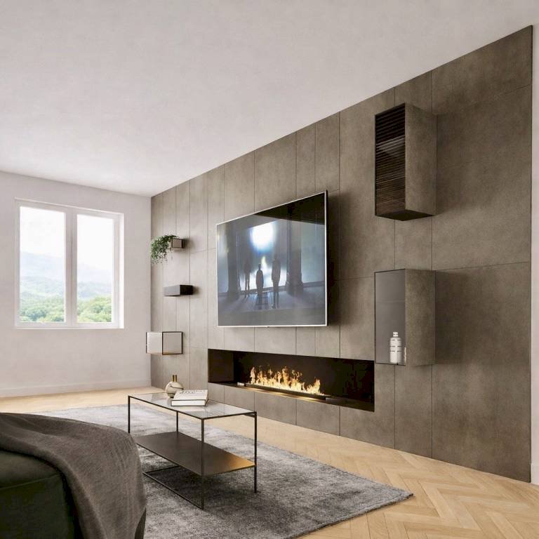 Salone - Villa via Ramera, Ponteranica - foto 2