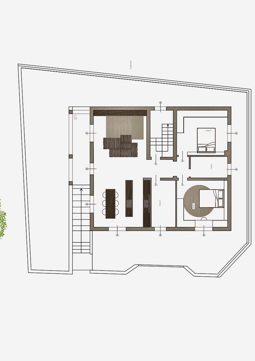 Villa via Ramera, Ponteranica - planimetria 1