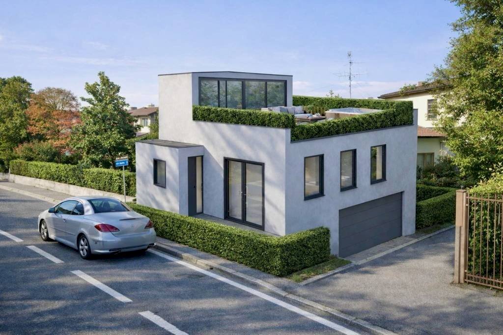 Facciata - Villa via Ramera, Ponteranica - foto 2