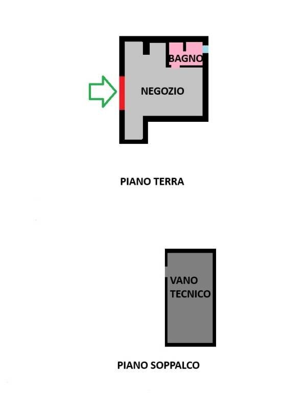 Planimetria - Shop via Saragozza, 181/b, Bologna (neighborhood Costa Saragozza) - photo 1