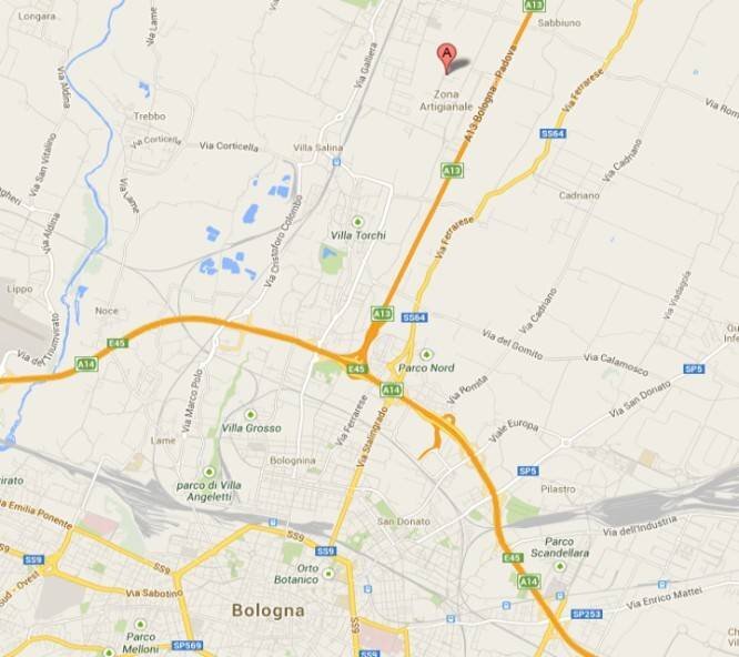 Mappa - Office via Clodoveo Bonazzi, 51, Castel Maggiore - photo 1