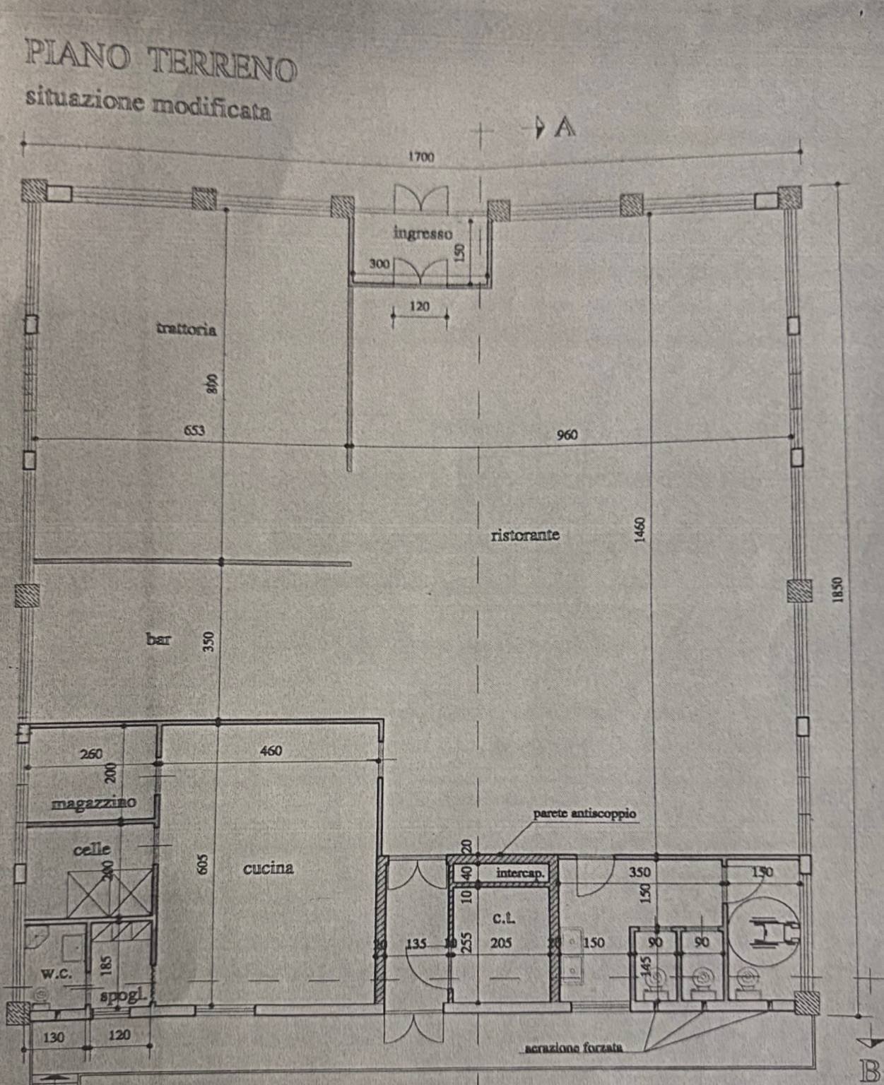 Shop Stradale Pinerolo, 58, Bricherasio - floor plans 1