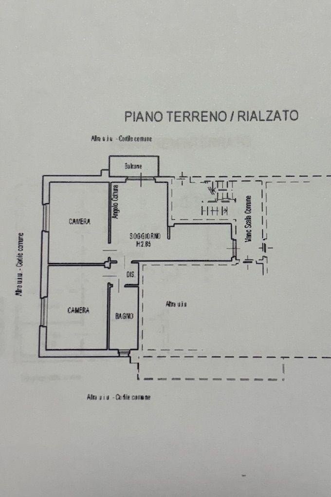 Trilocale via Achille Grandi, 8, Pinerolo - planimetria 1