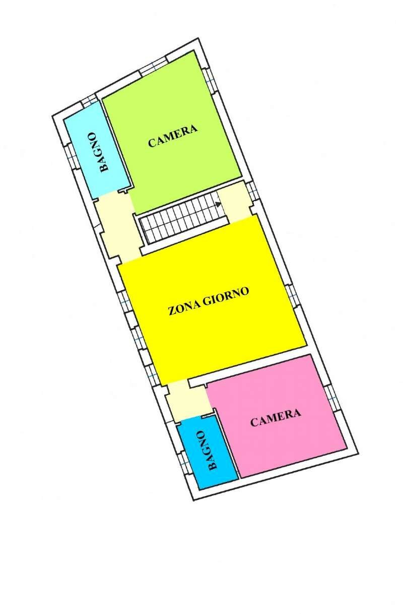 attico - Trilocale via Dante Alighieri, Bagnolo Cremasco - planimetria 1