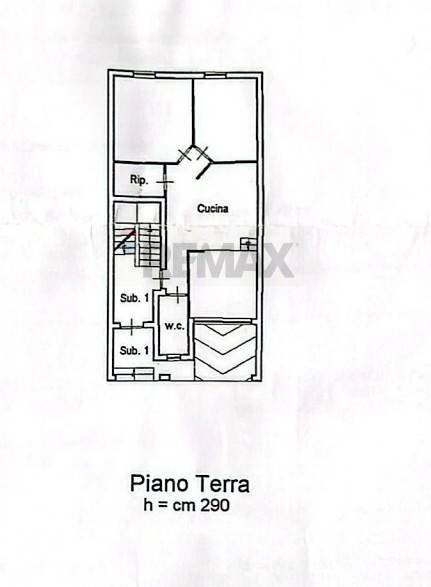 Pianta 2D - Quadrilocale Via Pietro Sbacchi
 
157, Cinisi - planimetria 1