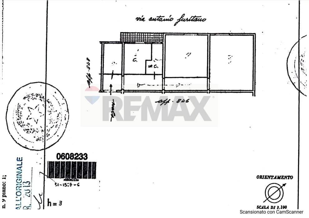 Pianta 2D - Trilocale Via Antonio Furitano
 
9, Palermo - planimetria 1