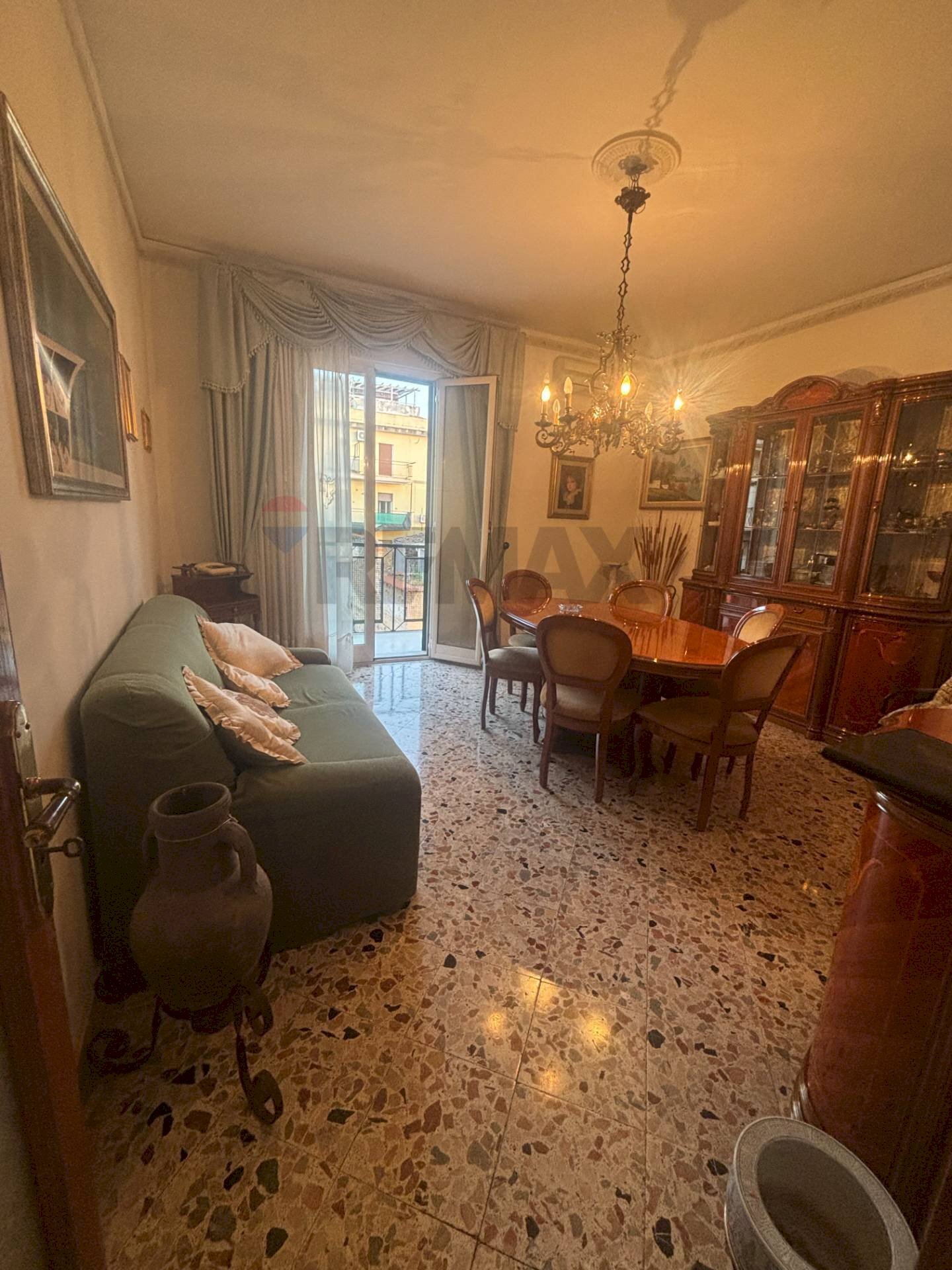 Sala da pranzo - Quadrilocale Via Arcivescovo Alfano
25, Palermo - foto 3