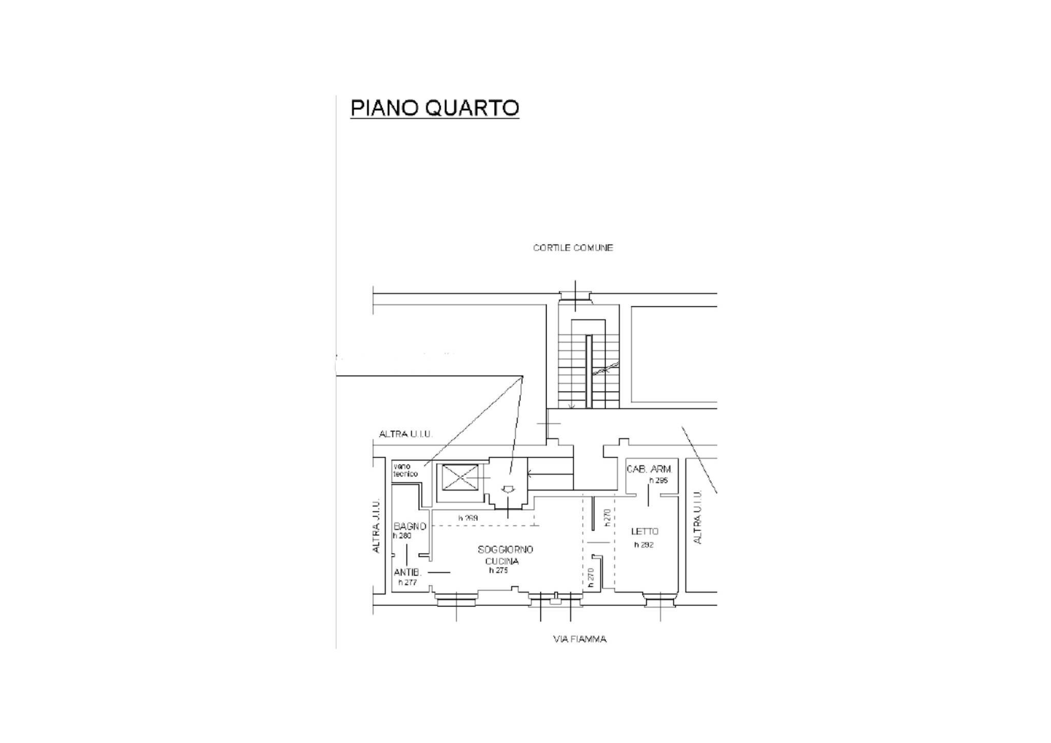 Bilocale piazza Santa Maria del Suffragio, 3, Milano - planimetria 1