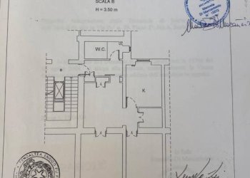 Planimetria - Three-room apartment via di San Francesco a Ripa, Roma (neighborhood Trastevere) - photo 23