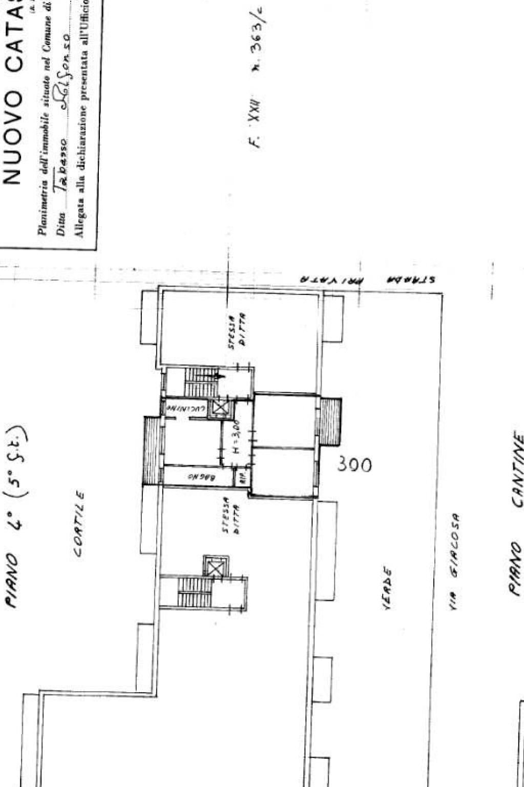 Trilocale via Giuseppe Giacosa, 12, Moncalieri - planimetria 1