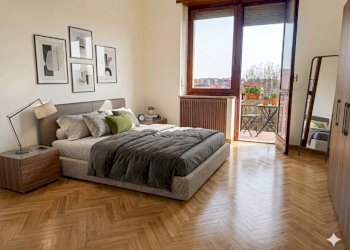 Camera da letto - Three-room apartment via Giuseppe Giacosa, 12, Moncalieri - photo 3