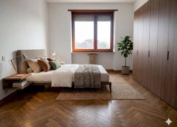 Camera da letto - Three-room apartment via Giuseppe Giacosa, 12, Moncalieri - photo 4