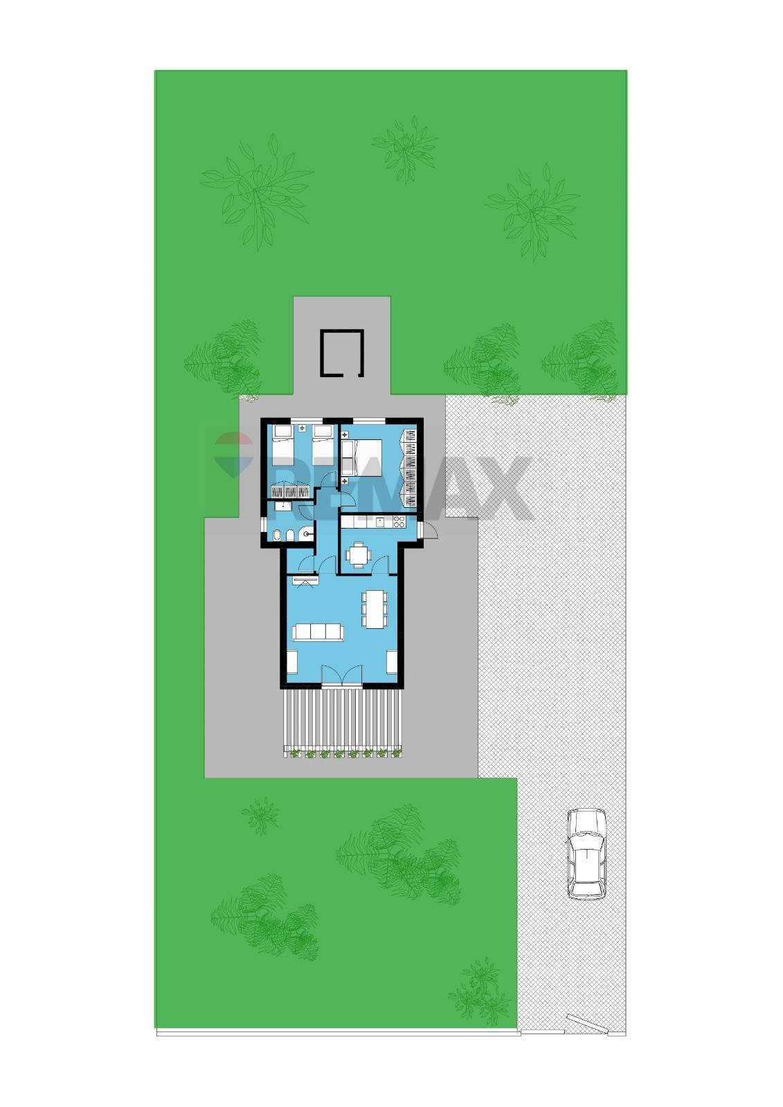 Pianta 2D - Villa Località Ippocampo - Viale Fantasia, Manfredonia - floor plans 1