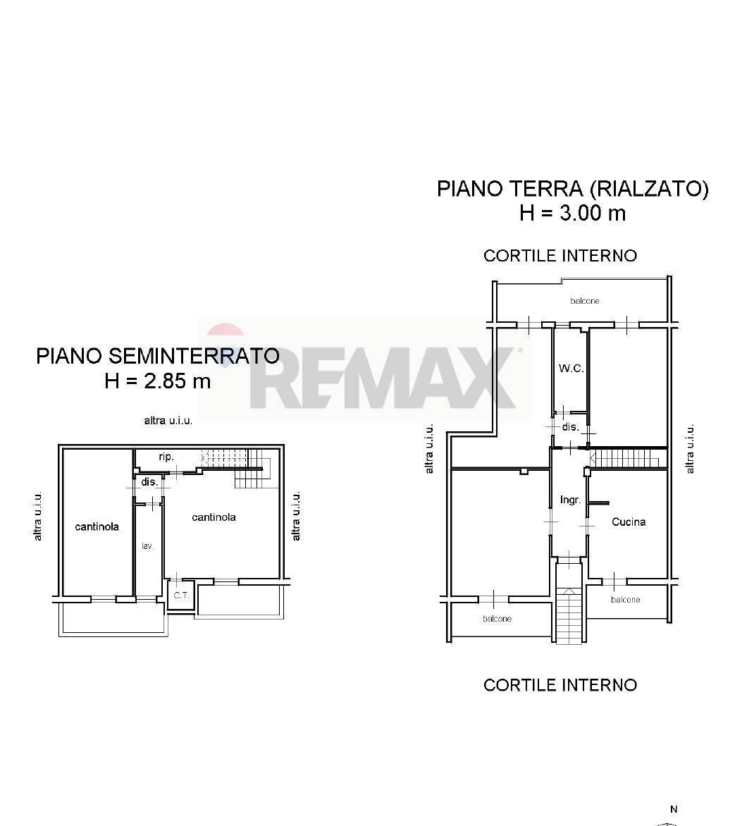Pianta 2D - Trilocale Via Giuseppe Fanelli
 
206/G, Bari - planimetria 1