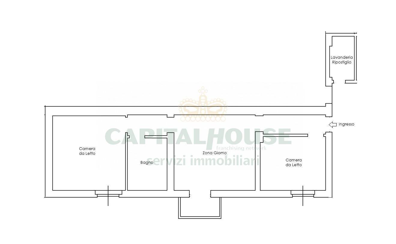 Foto 28 - Trilocale Via Migliorini, Sesto San Giovanni - planimetria 1