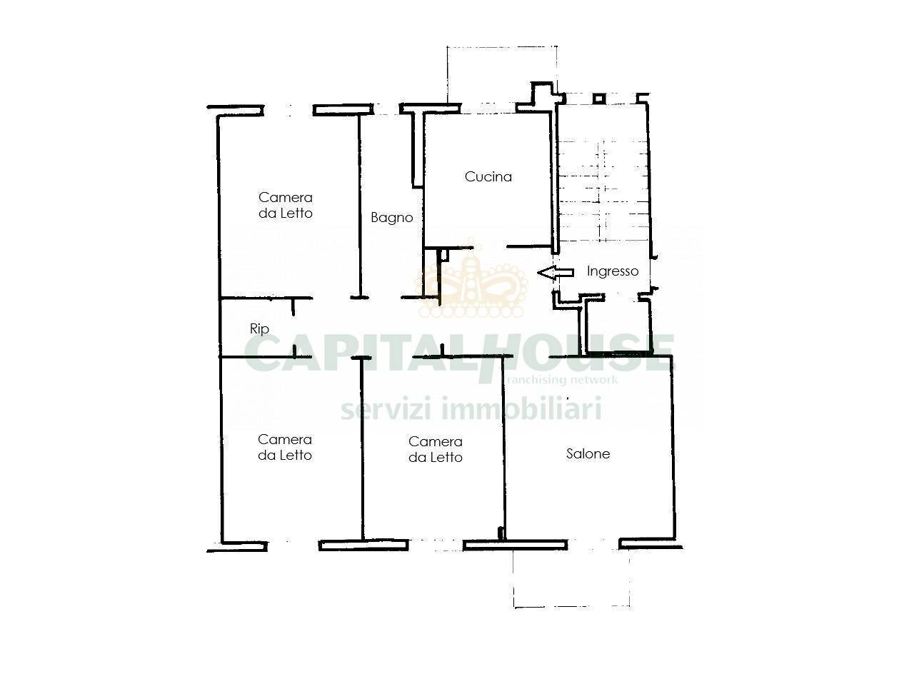 Foto 42 - Four-room apartment Via dei Pini, Rozzano - floor plans 1