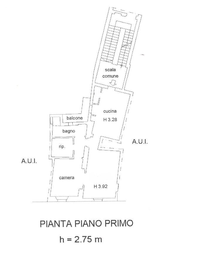 Trilocale via San Martino della Battaglia, 6, Varese - planimetria 1