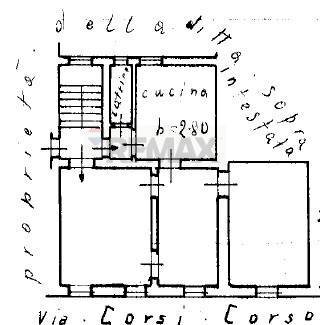 Pianta 2D - Terreno non edificabile Via Corsi Corso
 
18, Parma - planimetria 1