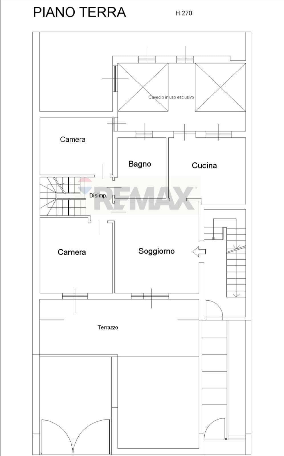 Pianta 2D - Casa semi indipendente via Parigi, Collecchio - planimetria 1