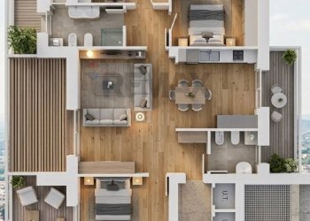 Pianta 3D - Trilocale Parma - foto 7