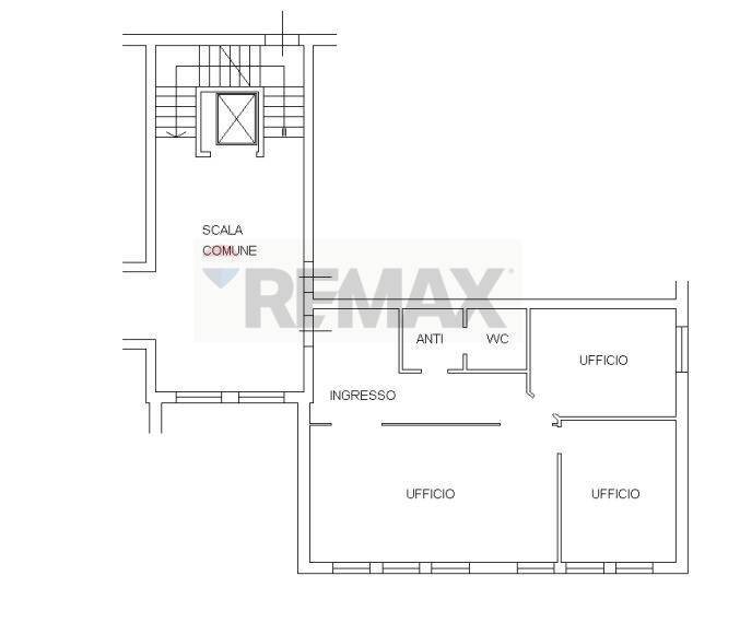 Pianta 2D - Ufficio via Enrico Berlinguer
 
5, Sant'Ilario d'Enza - planimetria 1