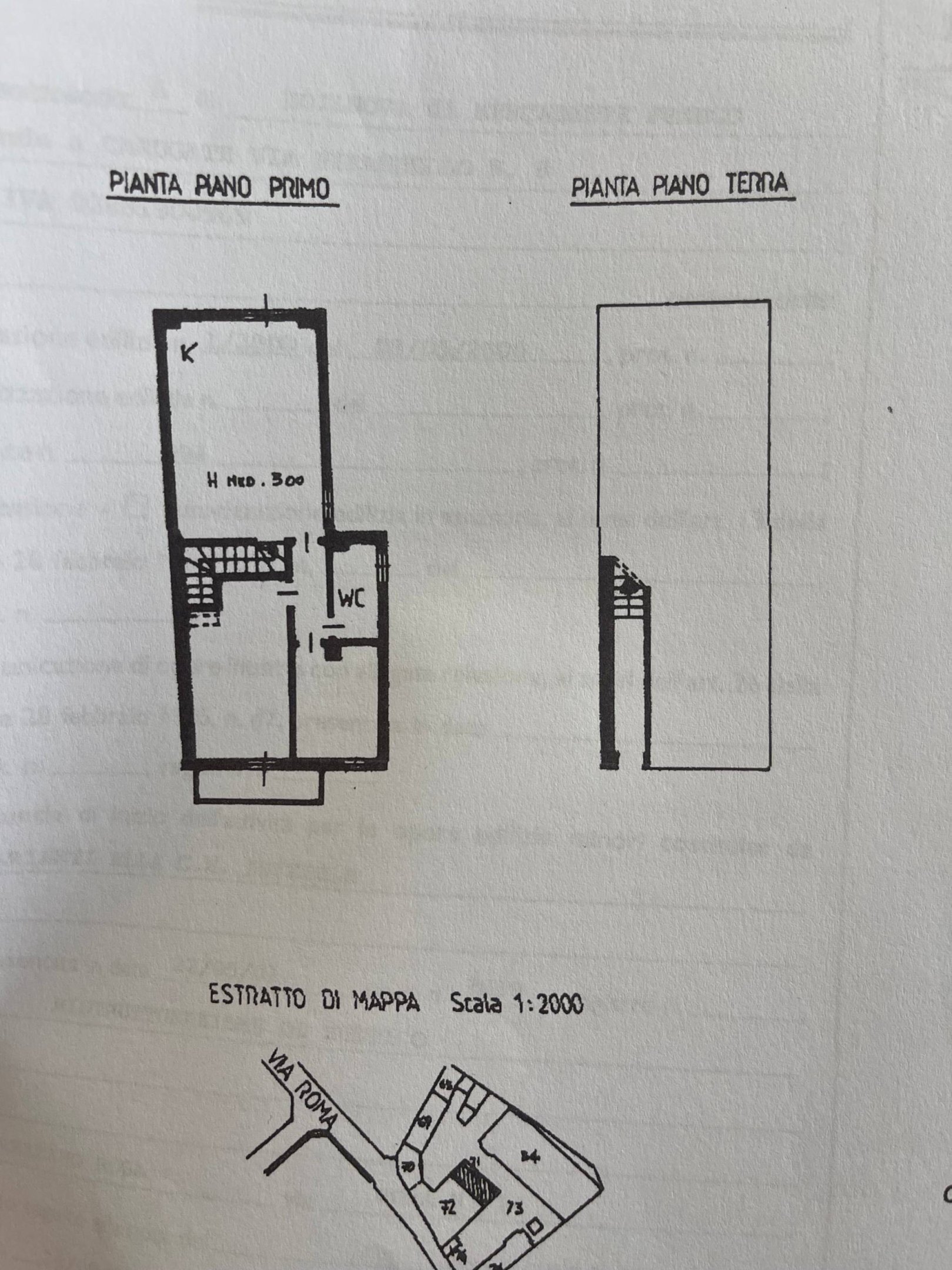 Three-room apartment via Roma, 14, Trezzano Rosa - floor plans 1