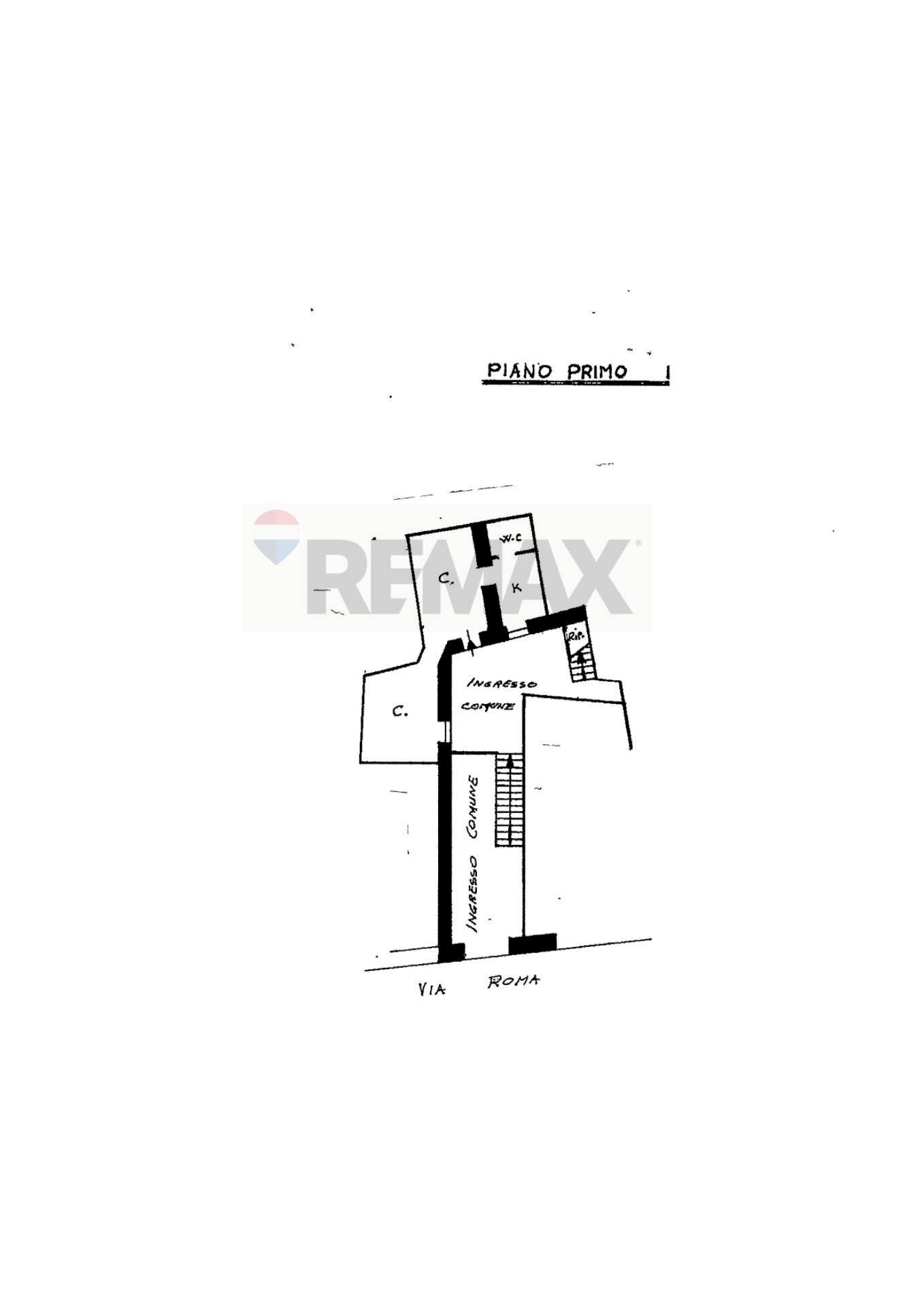 Pianta 2D - Casa semi indipendente Via Roma
 
6, Osilo - planimetria 1