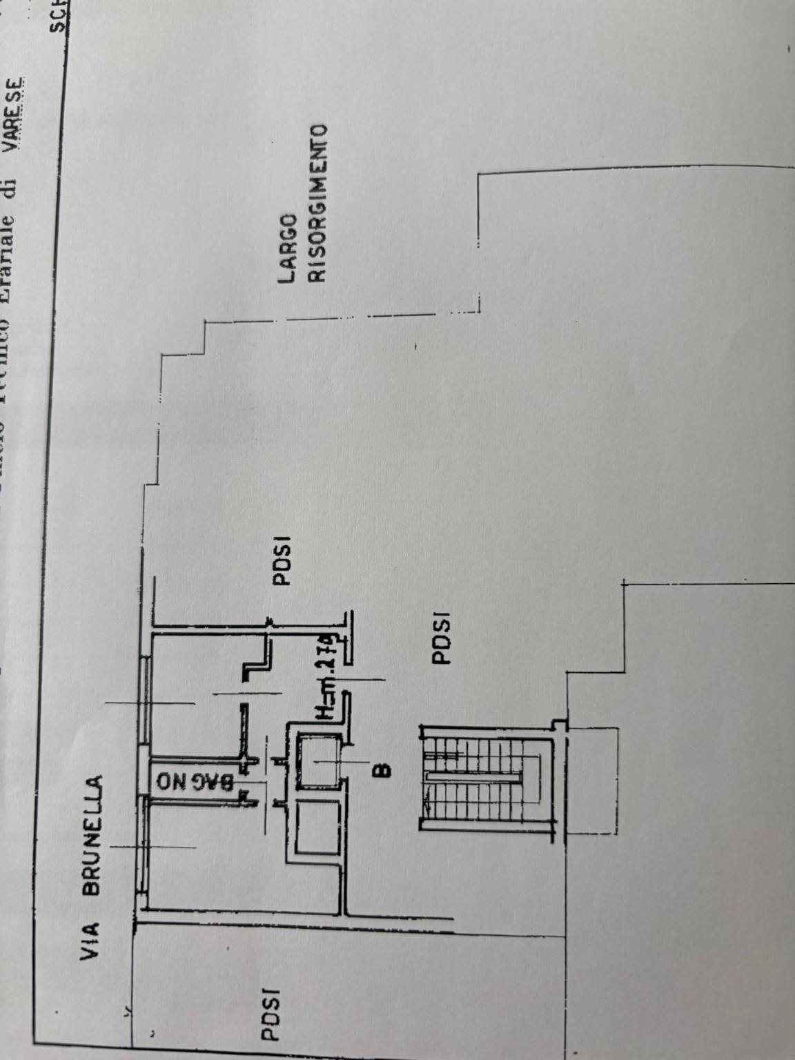 Ufficio via della Brunella, 1, Varese - planimetria 1