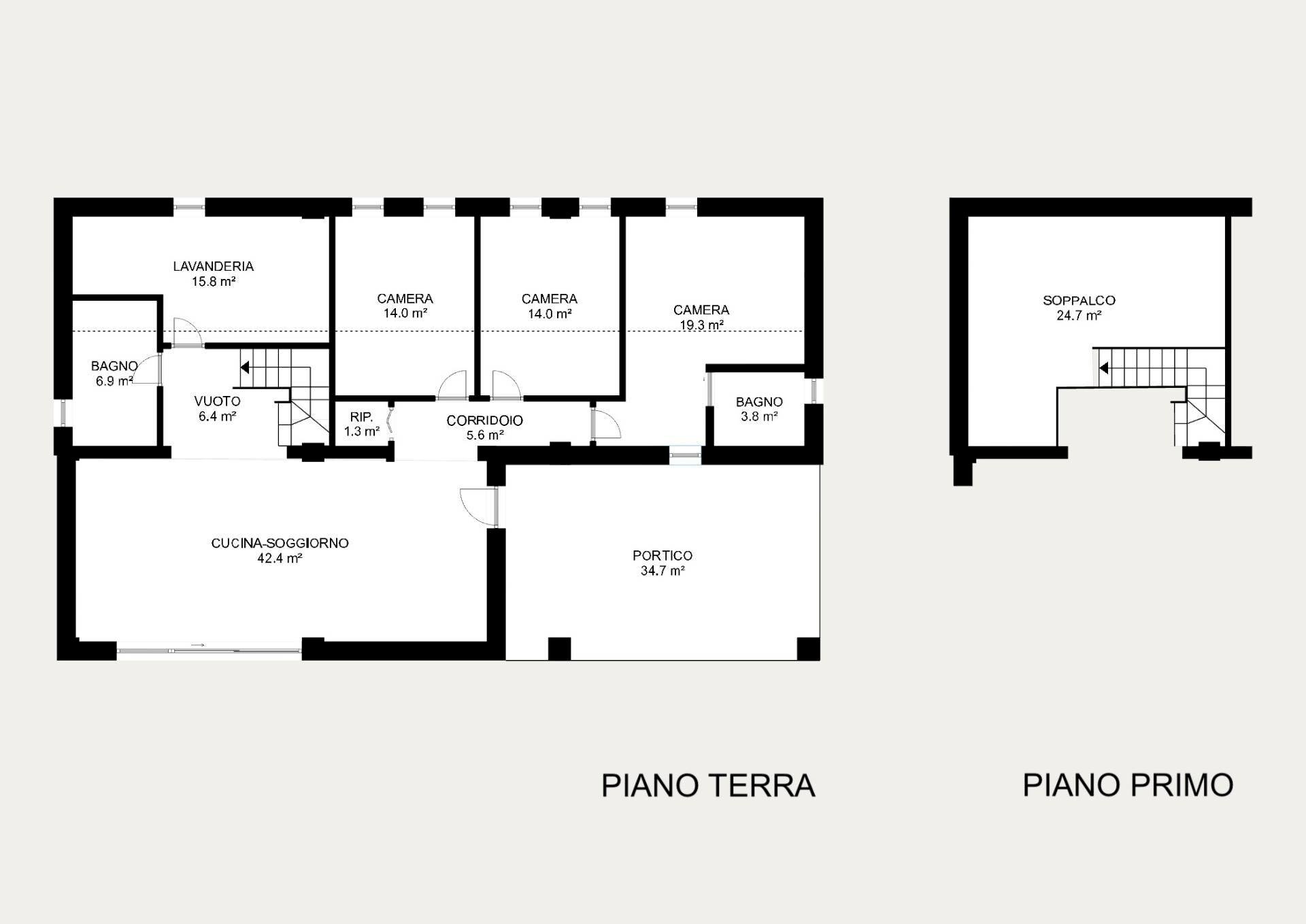 Foto 33 - Villa Via Dosso Valli
 
686, Merlara - planimetria 1