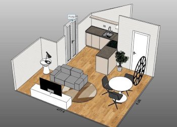 Planimetria - Two-room apartment via Nizza, 31, Torino (neighborhood San Salvario) - photo 40