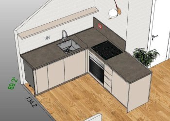 Cucina - Two-room apartment via Nizza, 31, Torino (neighborhood San Salvario) - photo 43